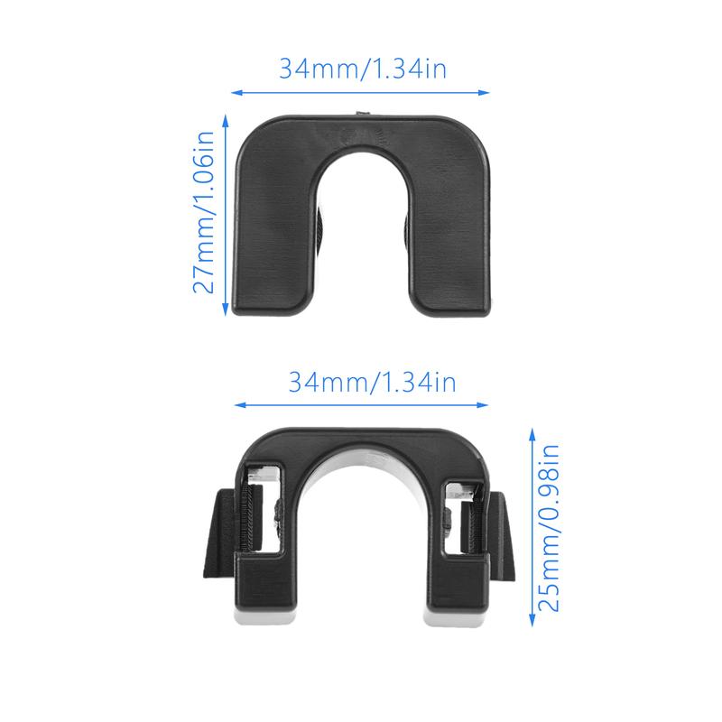 2Pcs Rear Loading Cover Wrapping Clips,Anti Folding Mounting Brackets,For Ford Focus 3 MK3 mondeo MK4 Fiesta MK7 MK8 B-Max C-Max
