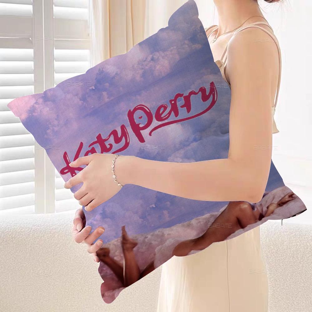 K-Katy Hot Singer P-Perry Cushion Cover Car Throw Pillow Case For Sofa Car Christmas Gift 40x40cm 45x45cm