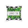 Natural Style Green Leaves Rainforest Pillow Home Sofa Printed Letters Green Cushion Pillow Cover