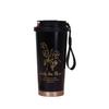 Sealable and Leak-Proof Lily of the Valley Stainless Steel Insulated Cup with Lid and Straw