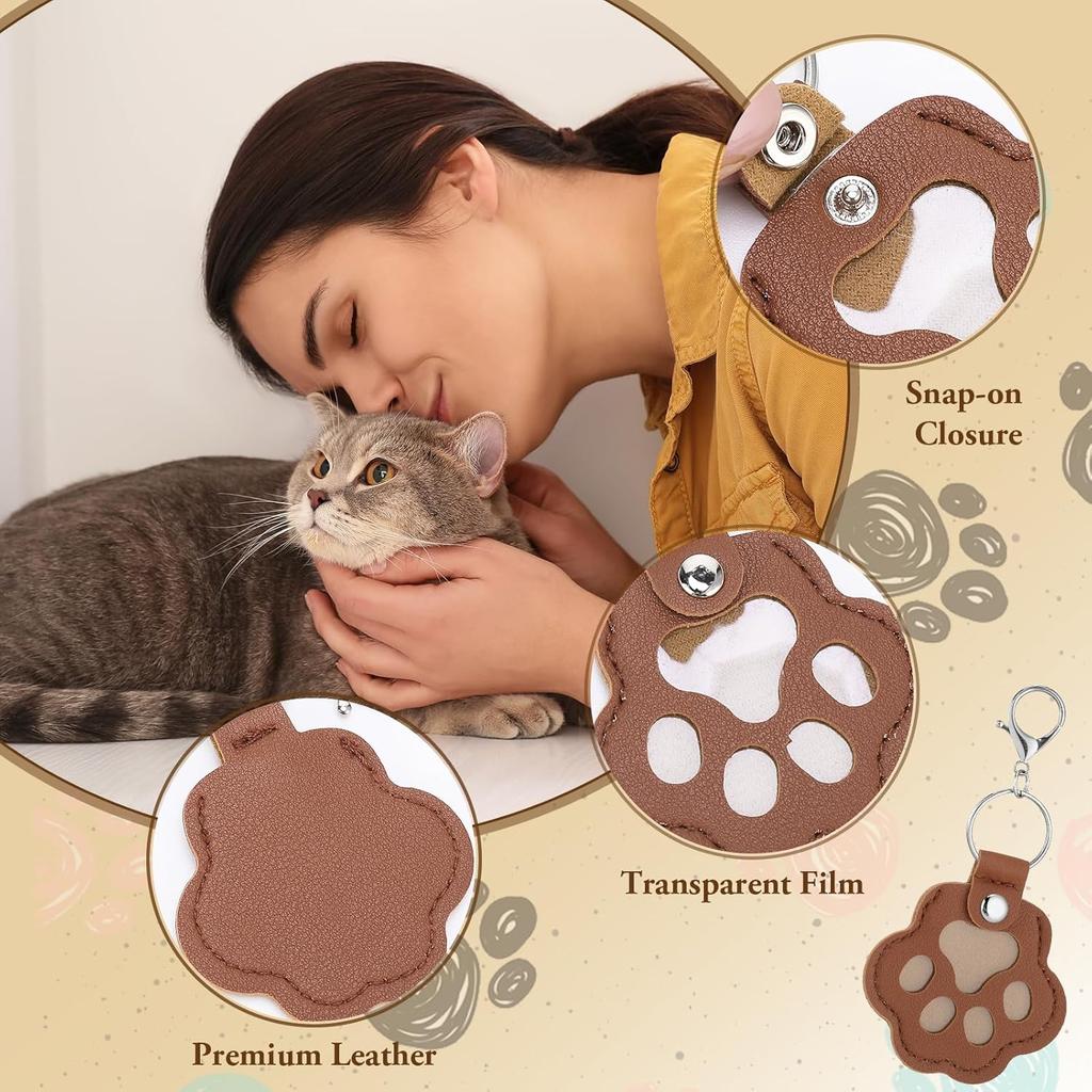 Colorful 10-piece Pet Commemorative Set Pet Hair Leather Storage Hanging Complimentary One Gray Pendant (Including Pet Hair Storage Bag, Cat and Dog