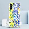 Mediterranes Zitronen Cover für Samsung Galaxy A17 A37 A57 A16 A26 A36 A56 A15 A14 A55 Handyhülle A13 A53 A25 A35 A24 A34 A23 A33