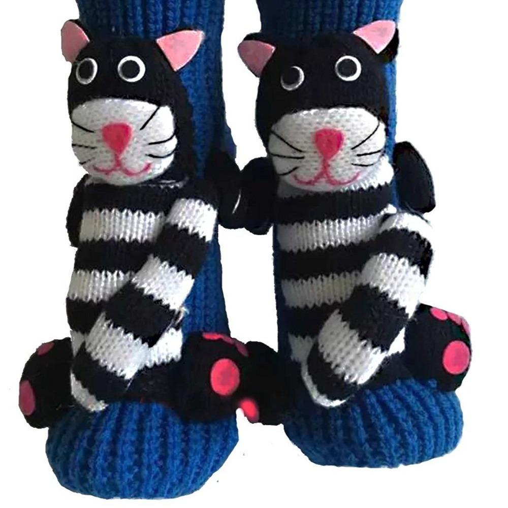Breathable Novelty Sock Warmth Christmas Socks New Handmade Crocheted Sock Women Girls