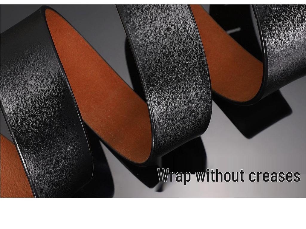 Herren Breit Vintage Rindsleder Gürtel mit Dornschließe - Übergröße