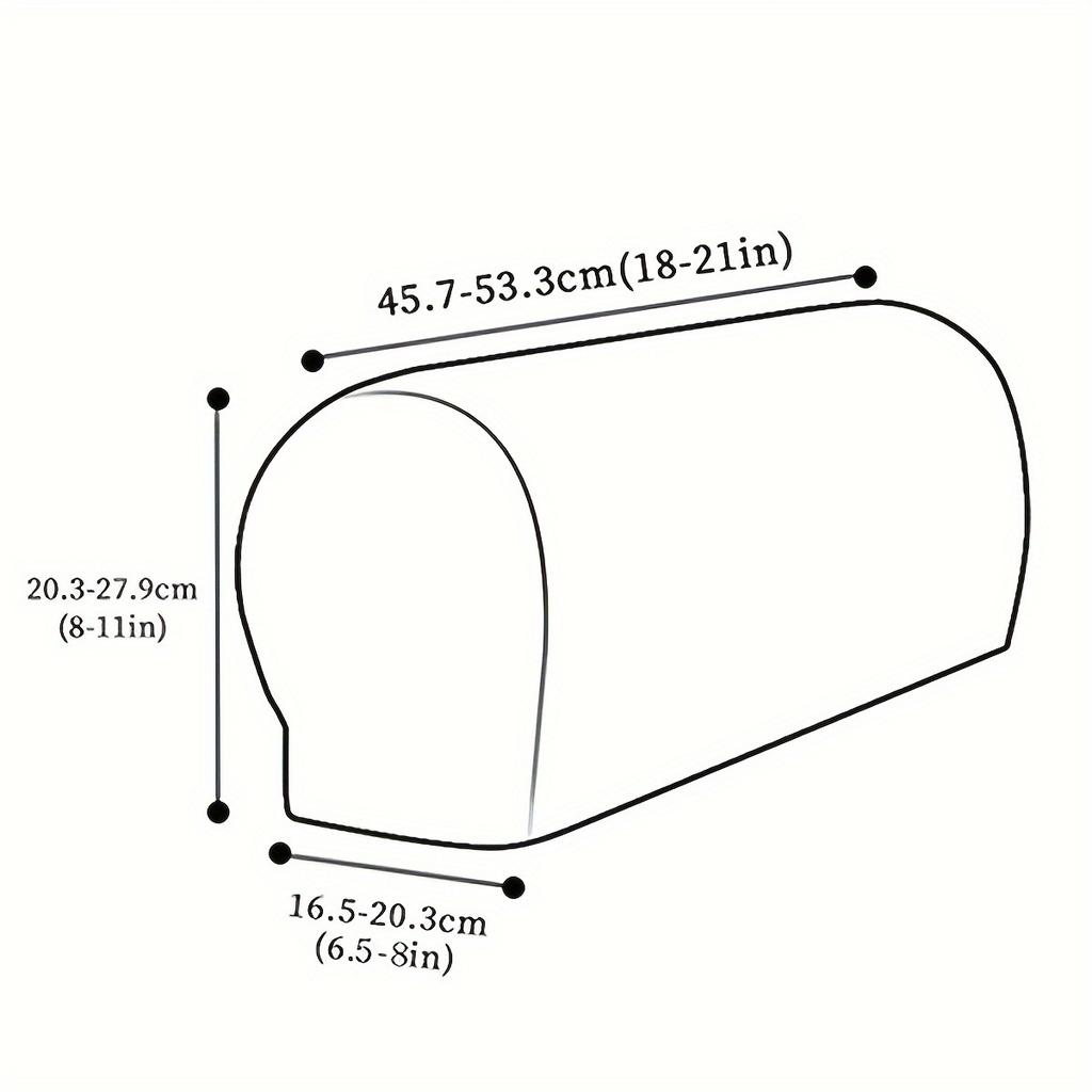 2 Pack Classic Stretch Velvet Armrest Covers for Sofa, Fitted Elastic Band Slipcover Grip, Washable Polyester Spandex Furniture Protector