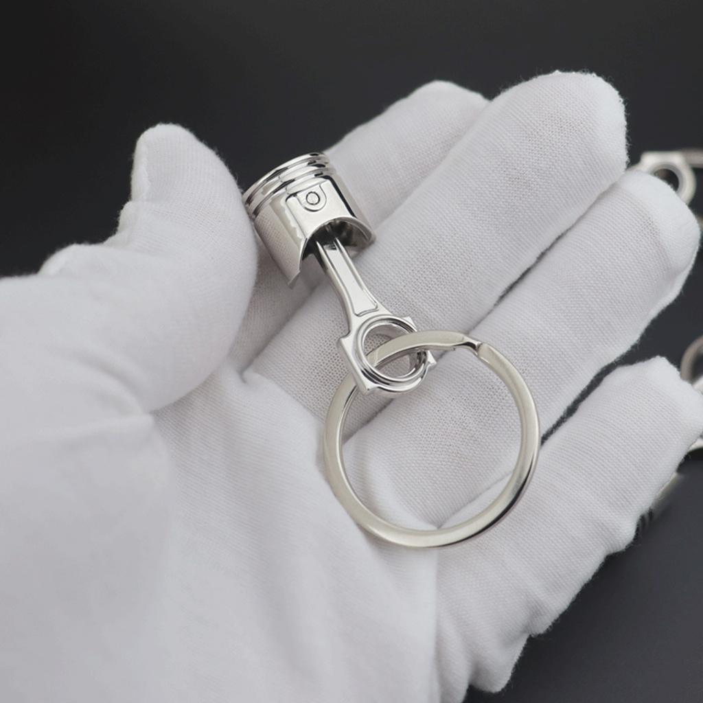 Creative And Personalized Car Piston Keychain Engine Modification Piston Keychain  Locomotive Piston Pendant