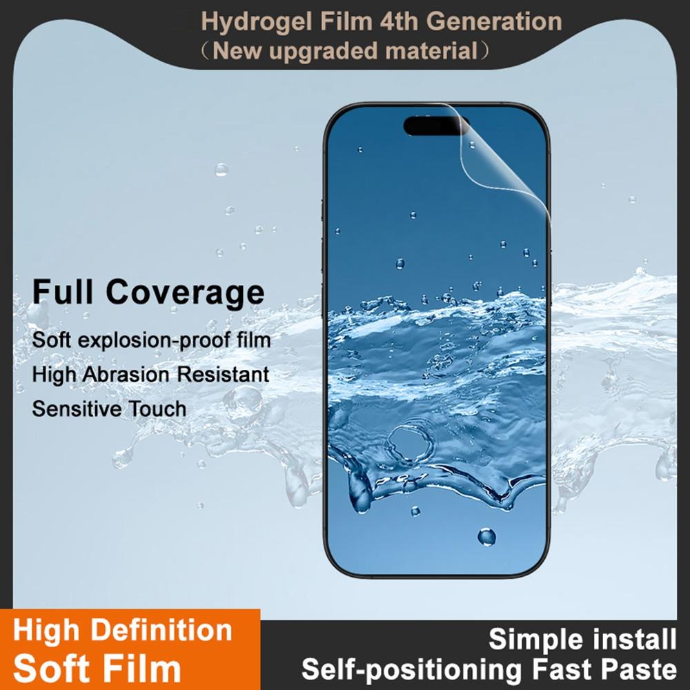 IMAK Hydrogel Film 4th Gen For iPhone 17/17 Pro Full Screen Protector Ultra Clear Soft TPU Film