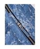 Anggae Flower Jacquard Denim Triangle Bag Blue
