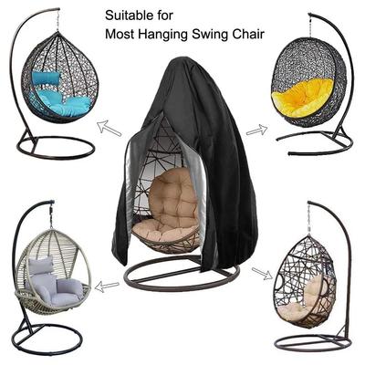 Waterproof Patio Chair Cover Egg Swing Chair Dust Cover Protector With Zipper Protective Case Outdoor Hanging Egg Chair Cover