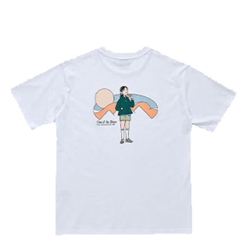 New Balance Unisex Ivy Girl Backpacking ShorT Sleeve Tee T shirT Nbnec2l323 Wh