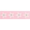 Ruban de taffetas rose - motif Sakura