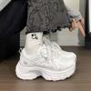 High-value dad shoes ins trendy spring and summer new heightening and lightweight sports dad shoes