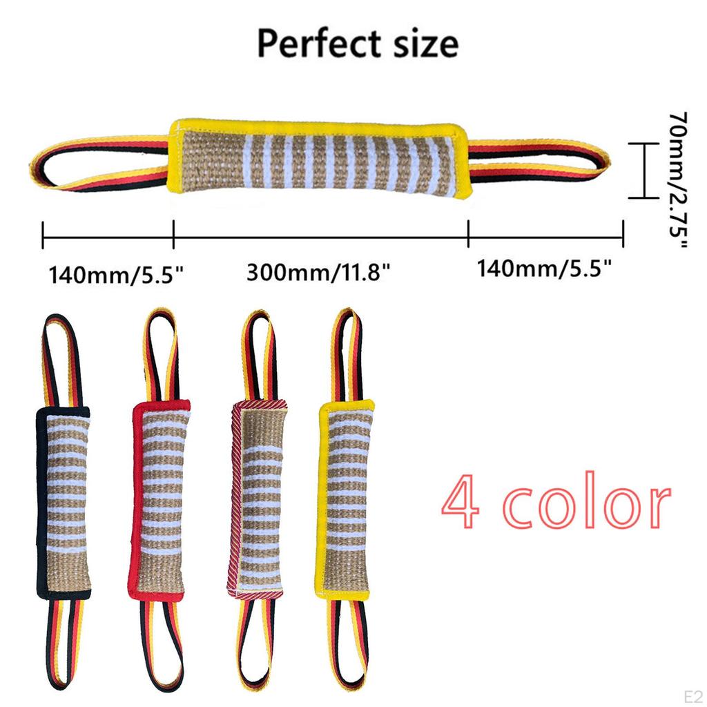 Dog Toy, Bite Pad, Hemp Sleeve with Handles for German Wire Rope