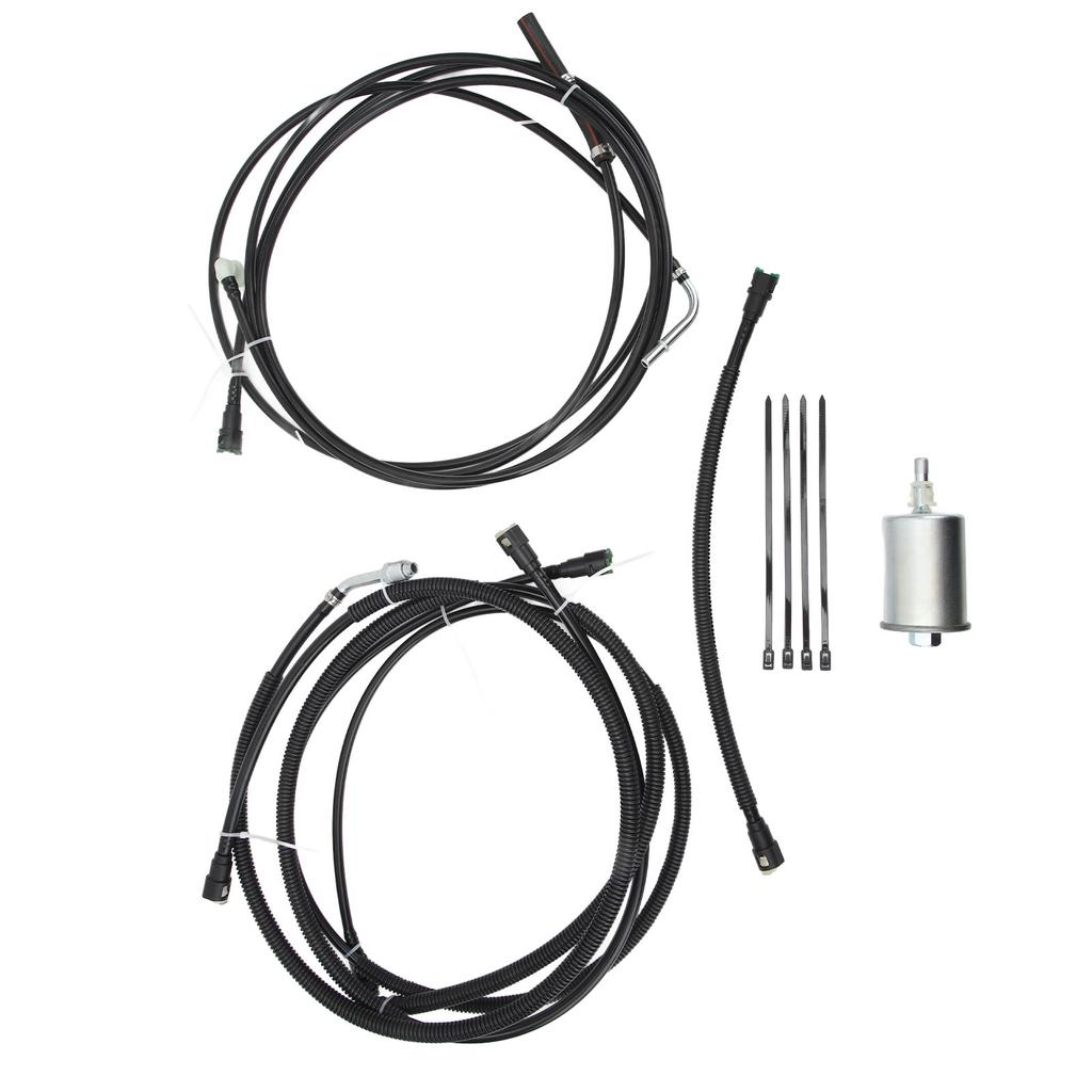 Fuel Line Kit FL FG0810 Nylon Flex Fuel Lines with Fuel Filter Replacement for YUKON TAHOE SUBURBAN 5.3L 2002 To 2004