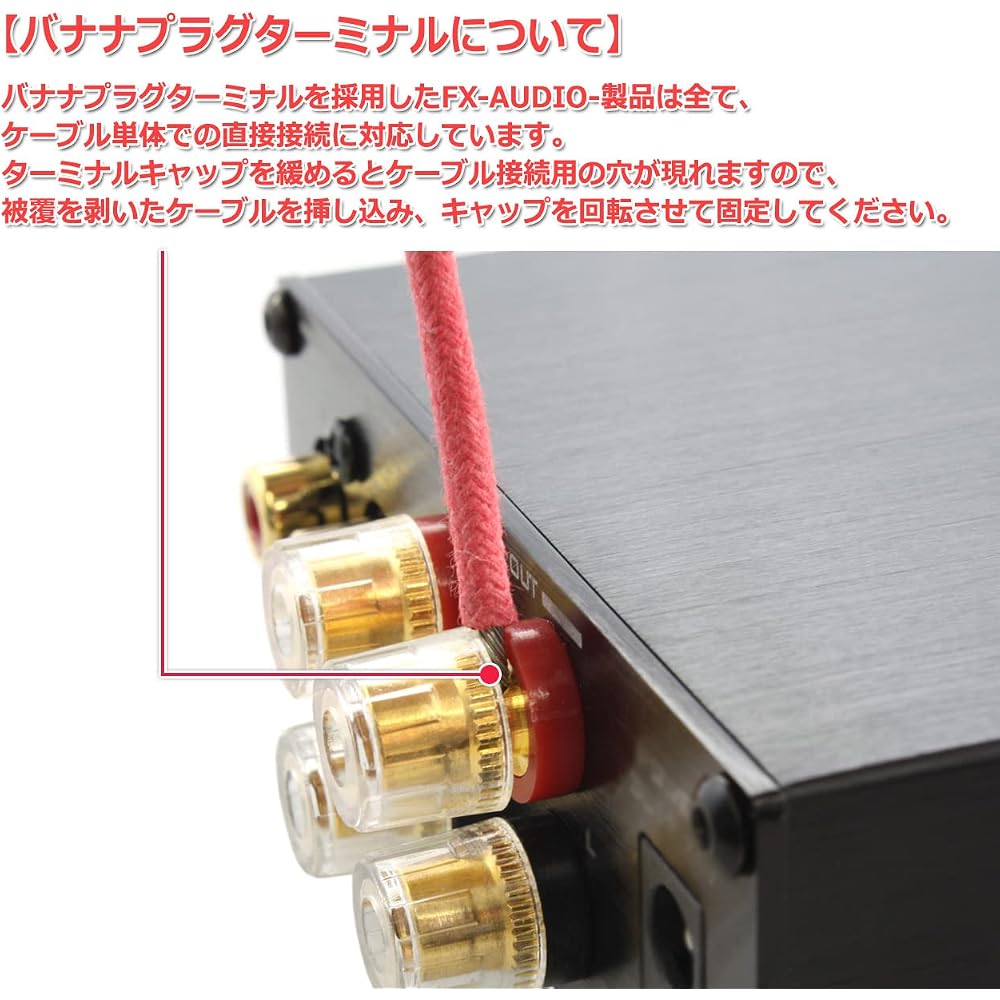 FX-AUDIO FX-502J Black TPA3116 50W Dual Channel Integrated Amplifier