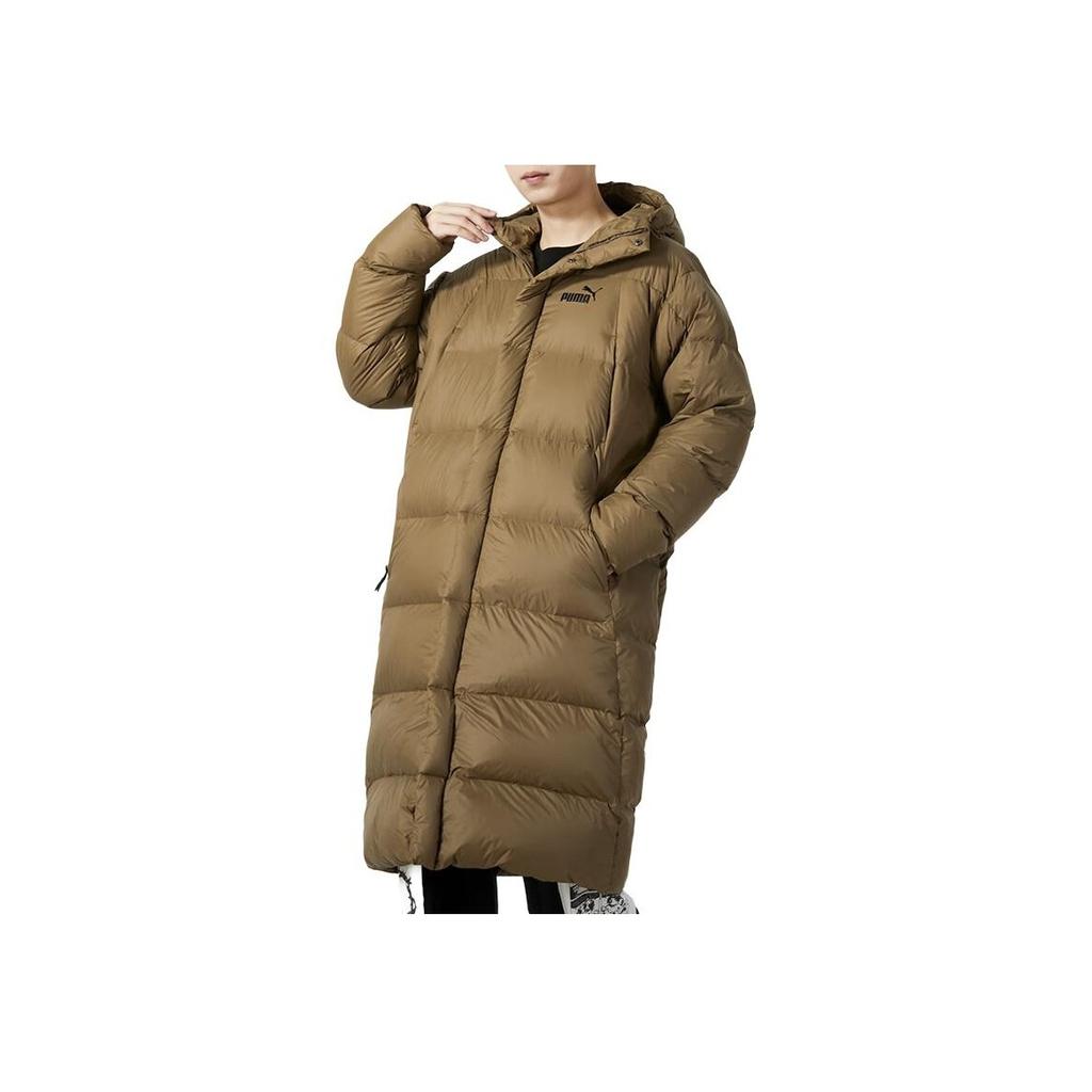 Puma Outdoor Warme Lässige Kapuzen-Daunenjacke Herrenjacke Braun 678345-93