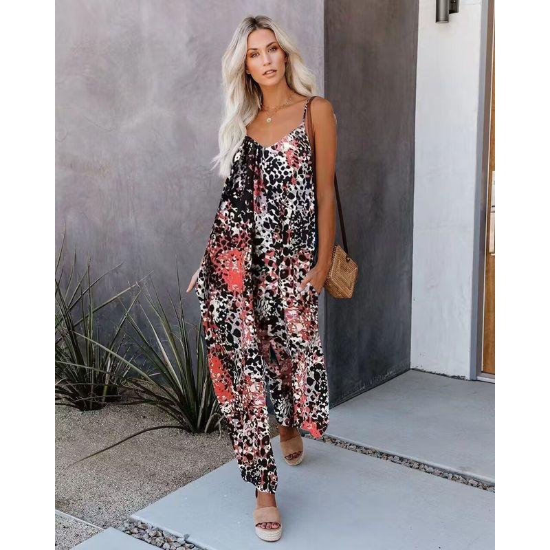 Strap Sexy Wide Leg Jumpsuit for Women Sexy Suspenders Wide Leg Jumpsuit Women