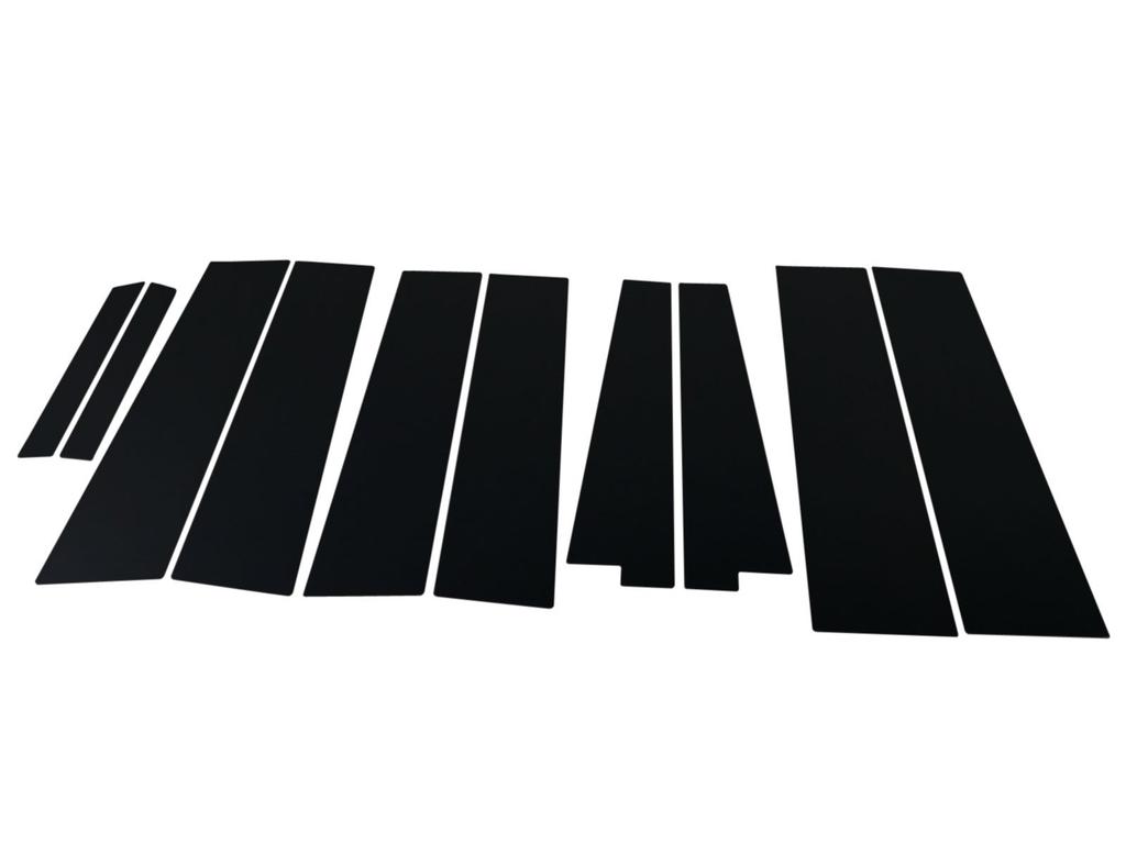 BRIGHTZ Black Plated Pillar Panel Covers for Toyota Step WGN and RG4 Includes 10926 Ultra-Mirror (10-Piece Set) RG1-4, RG1, RG2, RG3, (Also Visor)