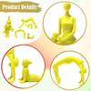 5 Pieces Parent Child Statue Spiritual Desk Ornament Sculpture for Bedroom Home Office Shelf