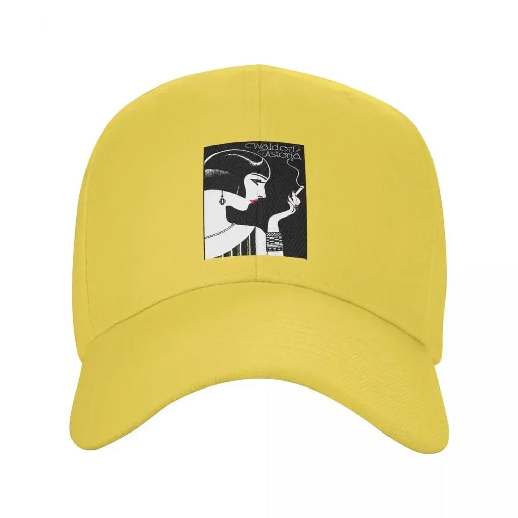 WALDORF ASTORIA Vintage Hotel Werbedruck Baseballkappe Sonnenschirm Truckerhut Sonnenhut Hüte Damen Herren