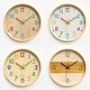 Bamboo Pattern Wall Clock Quartz Clock Bedroom Living Room Children's Clock Simple Home Watch 12 Inches 30CM