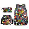 Peripheral heat transfer rhythm box cartoon animation primary school students third grade light load reduction large capacity backpack L