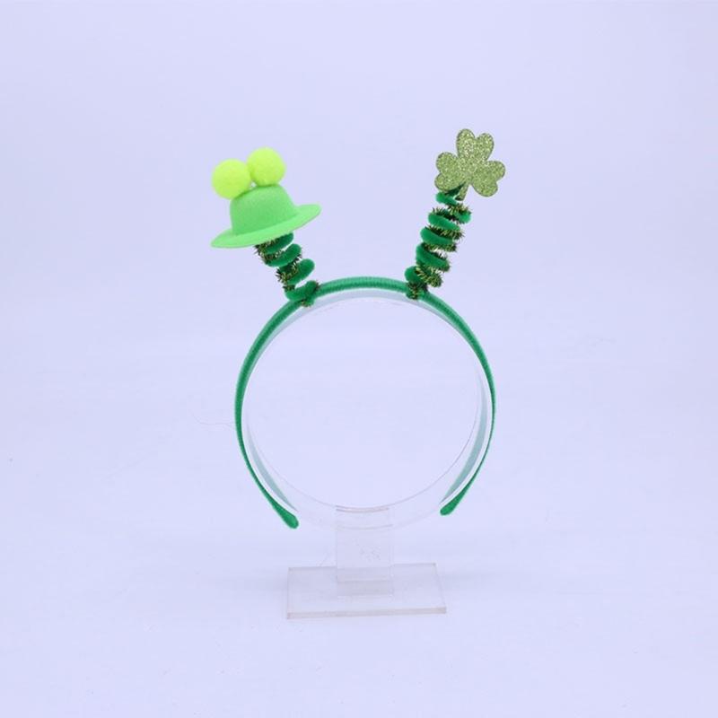 Carnival Saint Patricks Day Headband Party Hairband with Glitter Powder for Girl