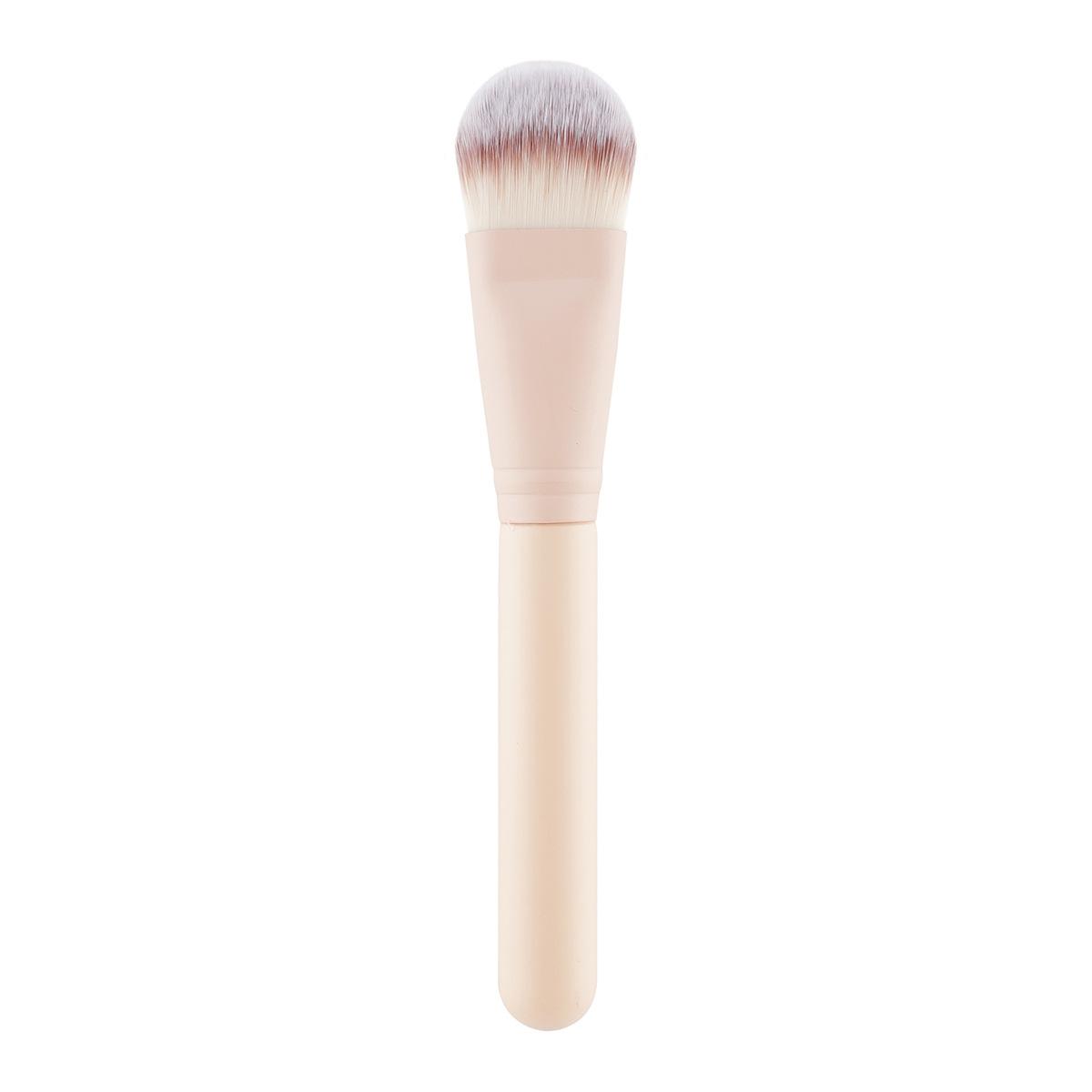 New single tongue foundation brush widened flat head non-marking liquid foundation brush does not eat powder makeup brush mask brush