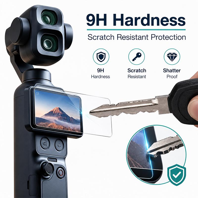 9H Hardness Tempered Glass Protect  for DJI OSMO Pocket 1P Screen Protector Camera Lens Film For DJI POCKET 1P Accessories