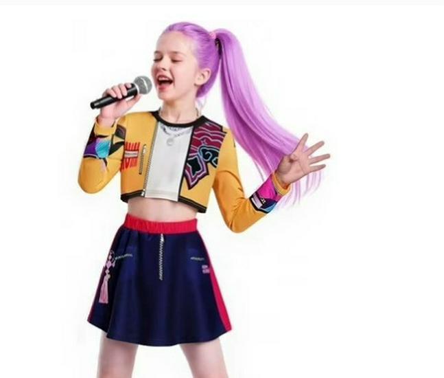 Completo 2025 Cacciatore di Demoni Squadra di Streghe per Ragazze - Set Coordinato Stile Pop Star Stampa 3D