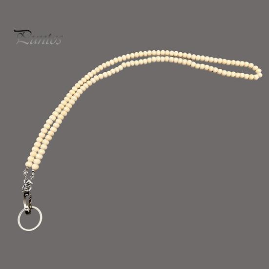 Barevné dřevěné korálky učitelské poutko na řetízek ID držák zatahovací odznak naviják klíče na brýle řetízky na brýle řetízek na brýle s pouzdry na karty