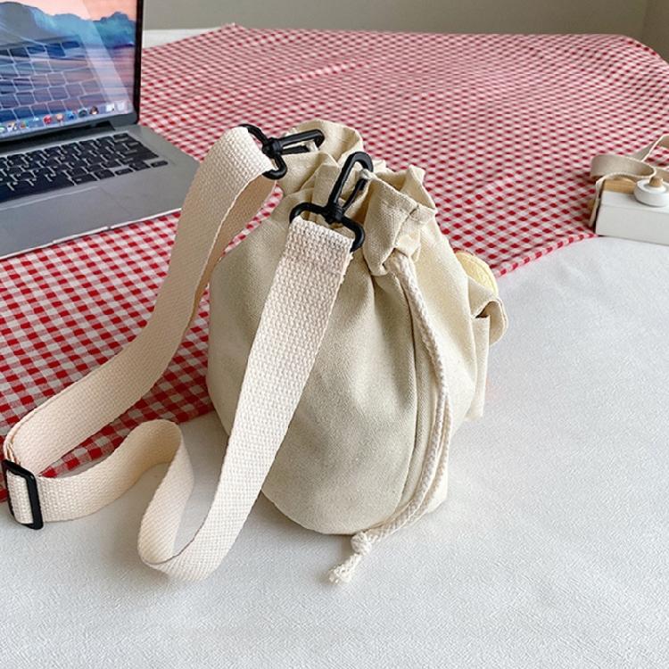 Women's Adjustable Drawstring Bucket Bag Nylon Shoulder Bags for Work and Travel