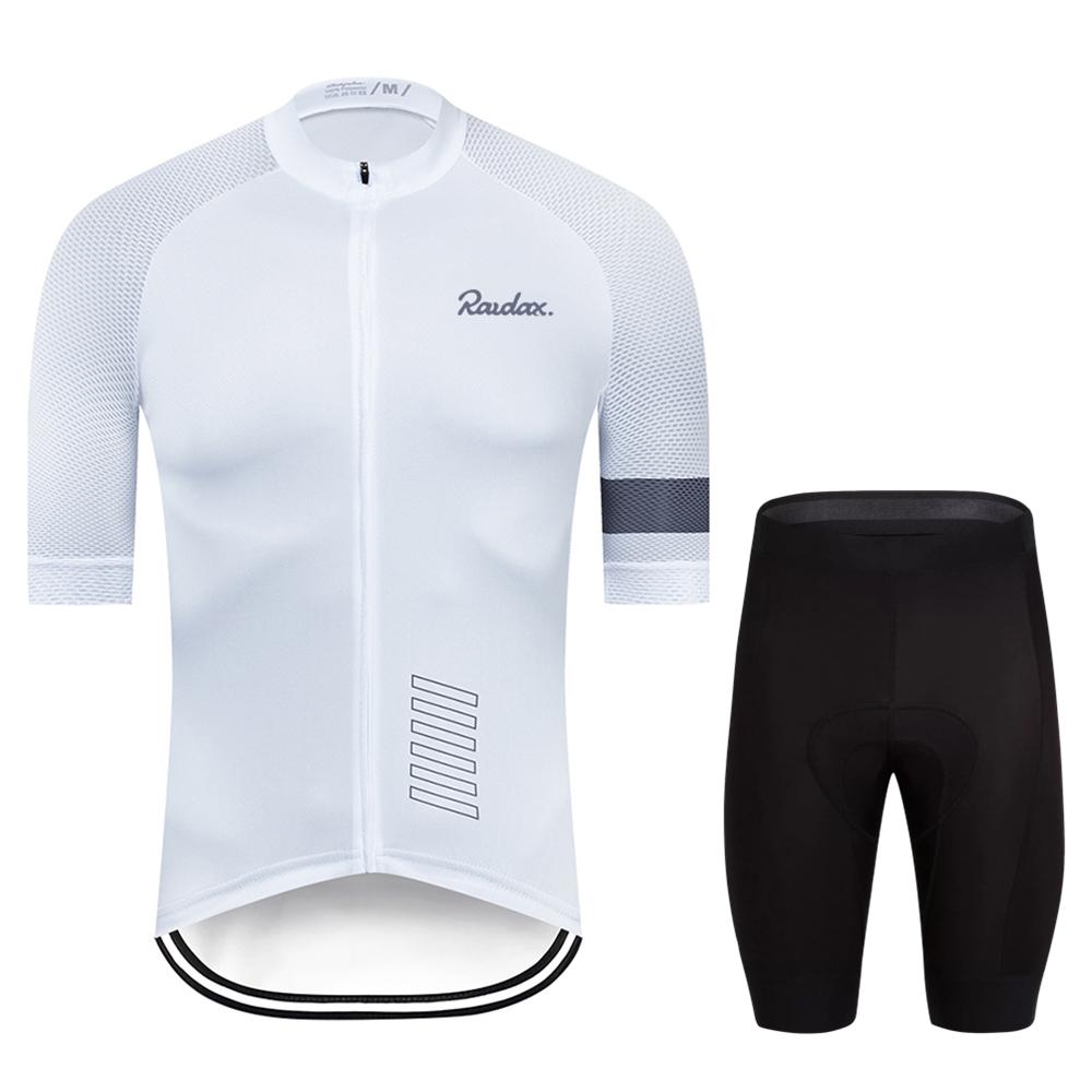 2025 Conjunto de Ciclismo Raudax Hombre Maillot de Ciclismo Manga Corta Kit de Ropa de Ciclismo para Bicicleta Ropa para Bicicleta de Montaña Mtb Maillot de Triatlón Ciclismo