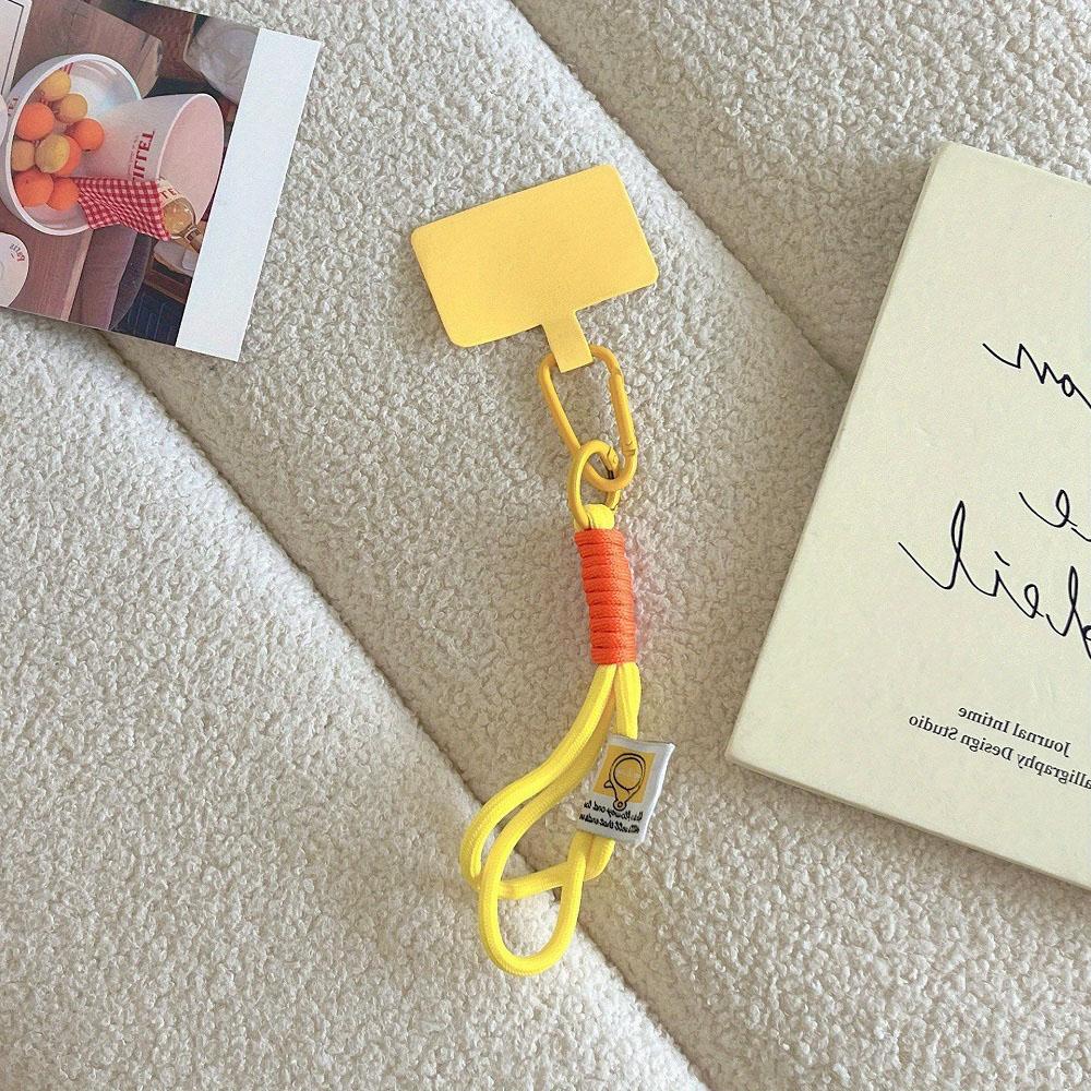 

Сращивание цветных шнурков для мобильных телефонов, многофункциональный брелок для мобильного телефона, рюкзак, веревка, подвесные украшения Yellow+Orange