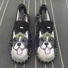Embroidery Breathable Shoes Canvas Mens Casual Shoes