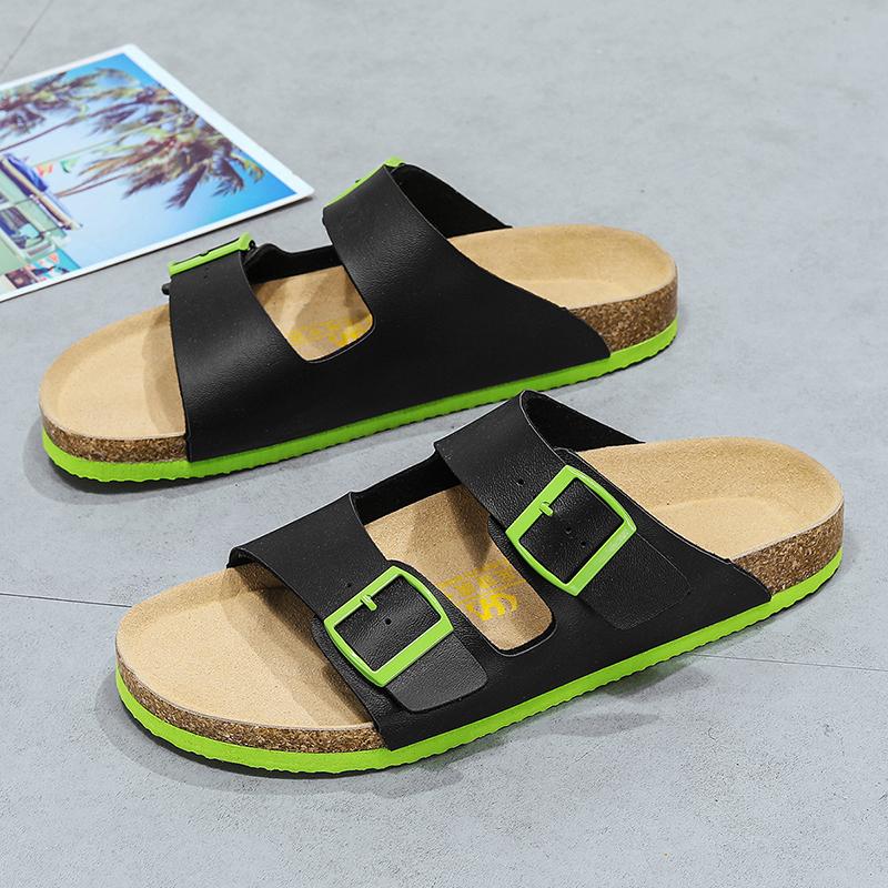 Fashion Fashionable Summer Men's Breathable Beach Anti Slip Casual Sandals High-quality Handmade Men's Comfortable Soft Soled Slippers