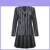 Halloween Wednesday Addams Rollenspiel Erwachsenen Schuluniform Kostüm Set Für Mädchen Und Frauen