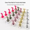 Nail Crystal Base & Finger Rest Display Stand for Practice