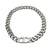 Dior Kihei Sterling Silver CD Icon Chain Link Necklace Silver Sterling Silver Used