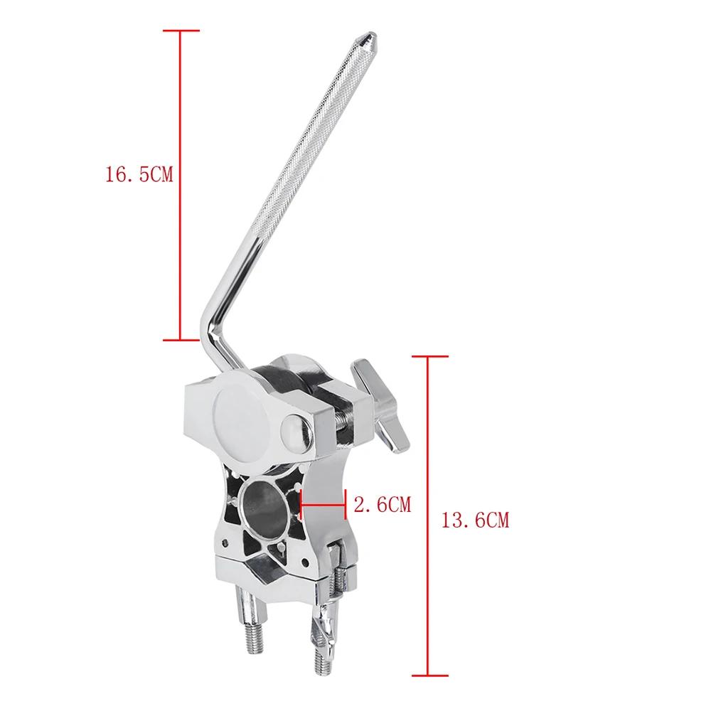 Drum Clamp Zinc Alloy Clip Drum Stand Sort Tool Reorganize Drum Clamp Silver Percussion Musical Instrument Parts & Accessories