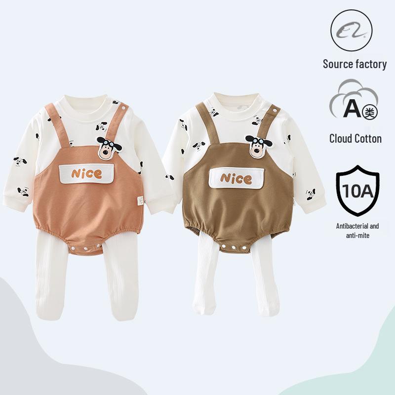 Bestselling Baby Bodysuit: Spring & Autumn Newborn Romper, Perfect for Outings & Crawling