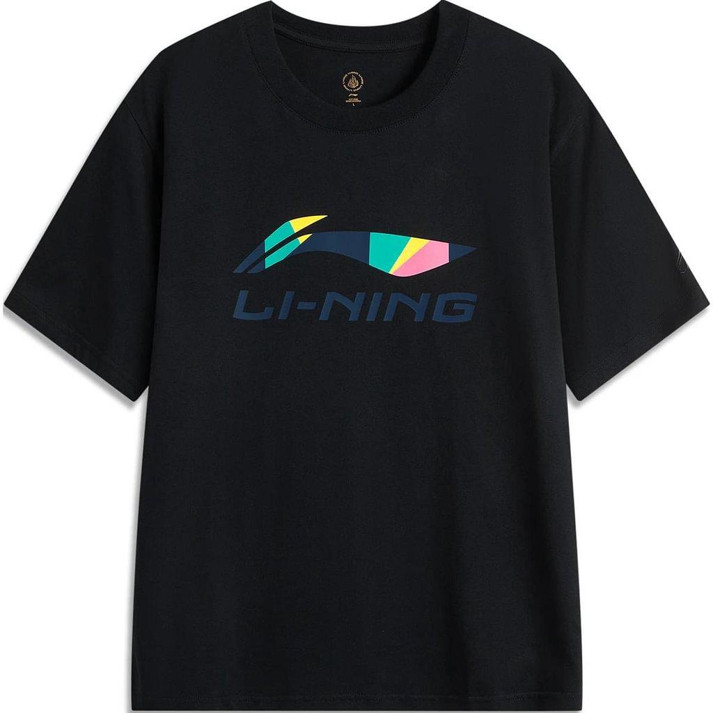 

LINING Серия Спортивный Тренд Футболки Унисекс Черный AHSUC27-3 S