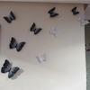 12pcs PVC 3D Butterfly Wall Decor Cute Butterflies Wall Stickers Art Decals Home Decoration Room Wall Art
