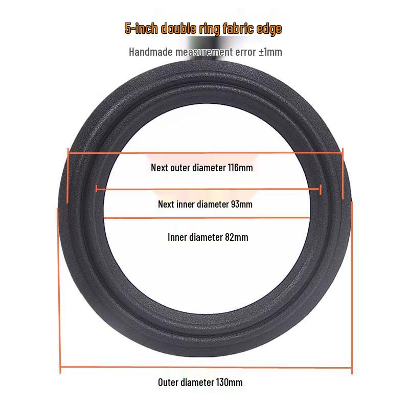 Double Fold Cloth Edge Speaker Repair Ring - 8", 10", 12" Cone Accessories