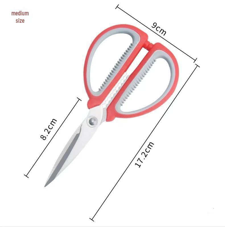 Large Two-Color Handle Multipurpose Scissors for Kitchen and Office