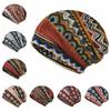 Multifunctional Pullover Hat Plaid Print Keep Warm Women's Pile Hat Autumn and Winter