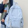 Large Capacity Star Backpack Oxford Cloth Travel Rucksack Student School Bag  Outdoor Activities