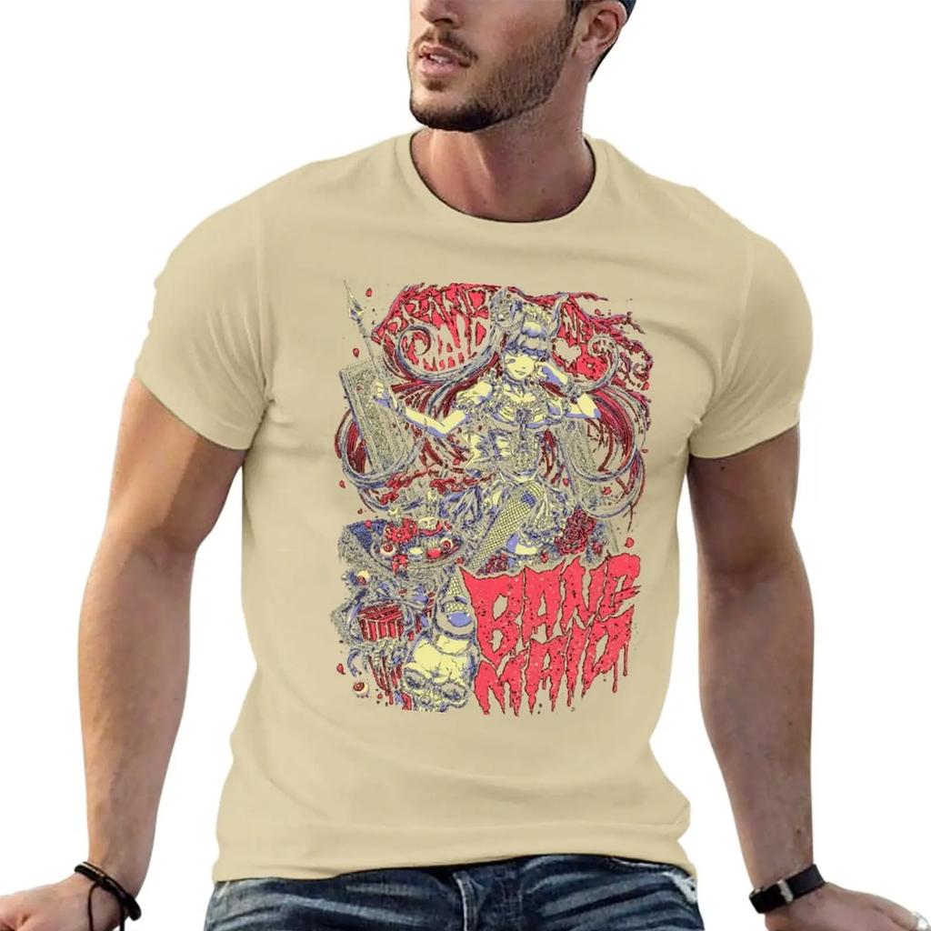 New Band Maid TShirt anime tshirt graphic t shirt vintage kawaii clothes Unisex t shirts