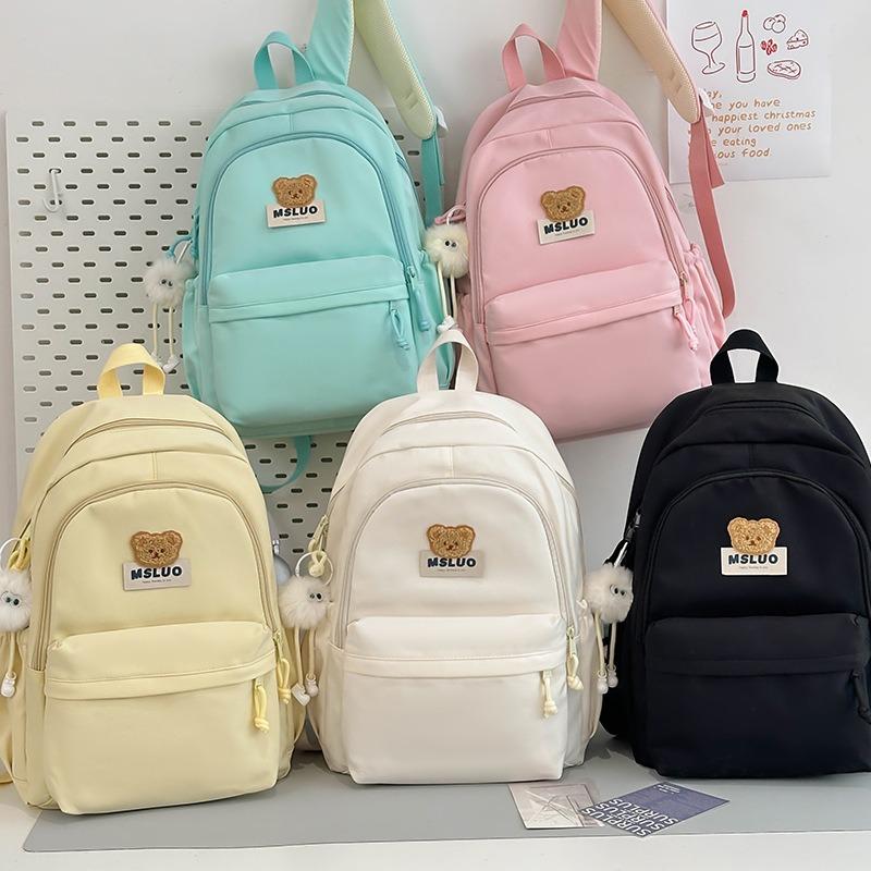 School Bag, School Bag, Female Style, High School Student, Large-capacity Backpack, College Student Summer Backpack, Simple Leisure Travel Backpack