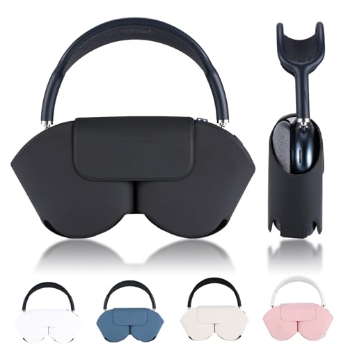 

Lukvcoe Portable Smart Case for AirPods Max Headset, Magnetic PU Leather Cover with Low Power Mode, Shockproof, Portable, and Scratch-Resistant Headph